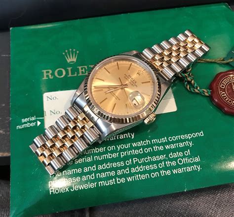 fs rolex 18k gold steel datejust box & papers vintage|FS: ROLEX 18K Gold/Steel 36MM DATEJUST W. BOX.